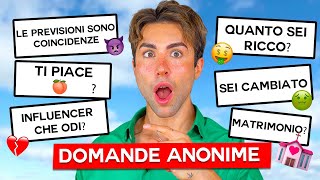 RISPONDO ALLE DOMANDE ANONIME PIù AGGRESSIVE DI SEMPRE | GIANMARCO ZAGATO