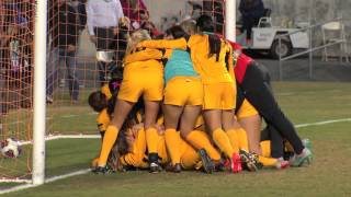 #BWConESPN3 WSOC: Beach Pile! LBSU Advances to Final