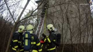 Požár odpadu v neobydleném domě, Ostrava-Kunčičky, 6.11.2013