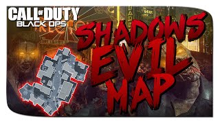 Shadows Of Evil Full Detailed Map! All Locations & More! "BO3 Zombies Detailed Map"