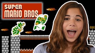 Kids Play Old Games: Super Mario Bros. | Mother Goose Club Let's Play