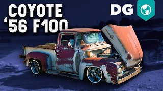 5.0 Coyote swapped '56 Ford F100 Rides Like a Dream!