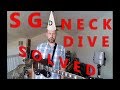 Neck Dive Solution for Gibson SG - Cheap/Free, No Mods Required!