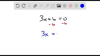 Solve each equation. See Section 2.3. 3 x+6=0