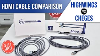 Cheges vs Highwings HDMI Cable COMPARISON