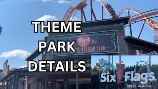 Six Flags Detailed Tour - Southwest Territory - Theme Park Roller Coasters - Food - Games - Prizes