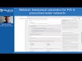 mechanical calculation for pvc o pressurized water networks