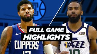 CLIPPERS vs JAZZ FULL GAME HIGHLIGHTS | 2020 NBA SEASON