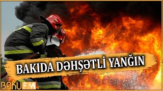 SON DƏQİQƏ: Bakıda zavodda yanğın baş verir - VİDEO