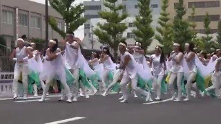 中京高校保育class「love kids」（安濃津よさこい2015）一日目・裁判所前会場