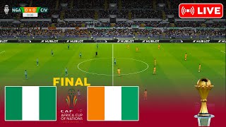 Nigeria vs Cote d'Ivoire | Africa Cup Final Full match - Video game simulation