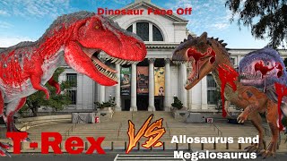 Dinosaur Face Off Sue T-Rex vs Allosaurus and Megalosaurus 2025