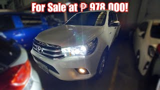 Pinabebenta Sa Akin Itong 2019 Toyota HILUX G Automatic! - STILL NEGOTIABLE!