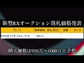 レクサス新型rxオークション落札価格公開します。