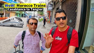 Morocco's Fast Train System - Casablanca to Tangier by Train - EP-3