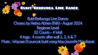 🌺🌸Bukit Berbunga Line Dance🌺🌸