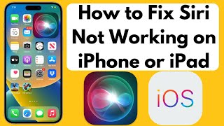 How to Fix Siri Not Working on iPhone or iPad iOS 16