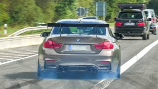 BMW M4 F82 with GRAIL Exhaust At The Nürburgring - Revs, FLAMES and Accelerations!