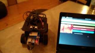 Nodebot driving control test