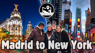 TRAVEL DAY - Our first look around NYC - Times Square!