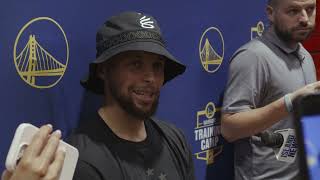 Stephen Curry Recaps Day One of Training Camp | Oct. 1, 2024