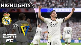 Real Madrid vs. Cádiz | LALIGA Highlights | ESPN FC