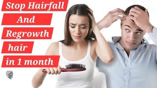 How to treat postpartum hairfall | Stop hairfall in 1 week 2024