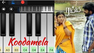 Koodamela Koodavechi | Rummy | Easy Piano Tutorial | Vijay Sethupathi | Imman