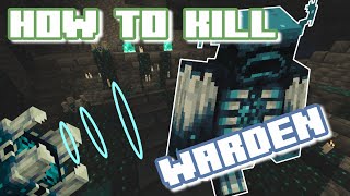 How to kill Warden fast? | Minecraft 1.19 |