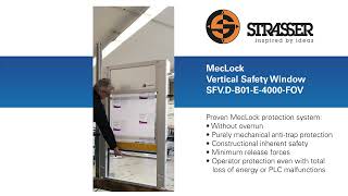 MecLock Vertical Safety Window SFV.D-B30-E-4000-FOV – servo-electrically driven