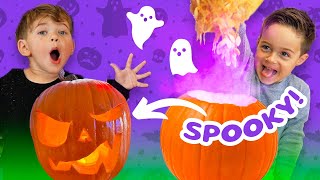 How to Carve Crazy Pumpkin Faces | Tutorial for Kids!
