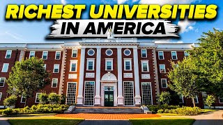 The Richest Universities in America | Richest Universities Where Super Rich Kids Go