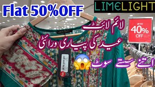 Limelight Sale🥳 Flat 50% \u002640% OFF🔥Limelight Sale today 🥳Limelight Lawn Collection