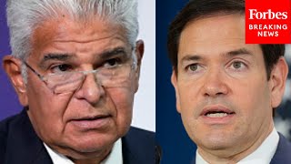 Marco Rubio Says Conversation With Panama President Over Canal Control Was 'Frank And Respectful'