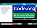 Code.org Lesson 11 Store Management Project Day 1 | Answer Tutorial | Unit 2 Computer Science A CSA