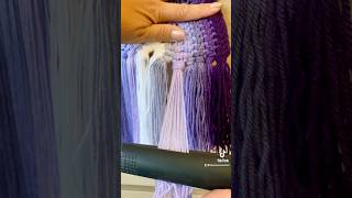 #crochet #kerensacrochet #ghd #smooth #purple #hack #tassels