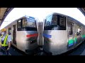 【4k 360°vr】函館本線 小樽 キハ201系・731系連結 963d→963m【ricoh theta z1】 20200714