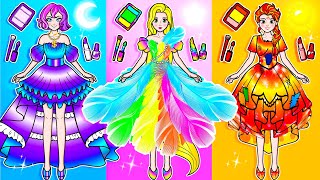 [🐾paper dolls🐾] Poor Rapunzel and Rich Friend Talented Dress Contest | LOL Surpr