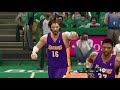 nba live 10 lakers vs celtics highlights playoff atmosphere they should have built off this