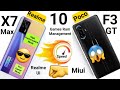 Realme X7 Max vs Poco F3 GT Speedtest, Ram Management MIUI vs Realme Ui 🔥🔥🔥