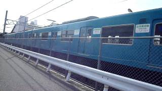 103系K609編成　普通天王寺行き　日根野駅発車