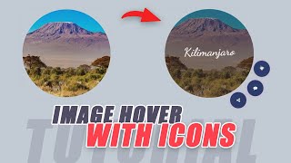 Image with Multi Icons on Hover Effect using CSS