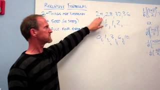Recursive Formulas