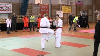 Damian Ślędak i Michał Bączyk - Kyokushin - HL - MMZ 2015 Grodzisk Wielkopolski