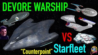 Star Trek Voyager - Starfleet Ships VS Devore Warship - Star Trek Starship Battles