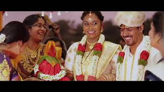 Rakshitha weds Koteshwar Cinematic wedding highlights by Sixel Studio .