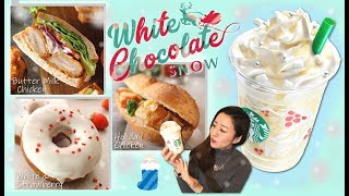 【STARBUCKS】HOLIDAY第2弾🎄ホワイトチョコレートスノー\u0026フード3種レビュー🎅