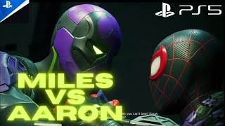 MILES MORALES Vs PROWLER (AARON DAVIS ) in Marvel's Miles Morales | PS5 [HD] Gameplay