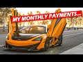 HOW MUCH I PAY FOR MY MCLAREN RACE CAR...