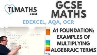 GCSE Maths: A1-11 [Examples of Multiplying Algebraic Terms]